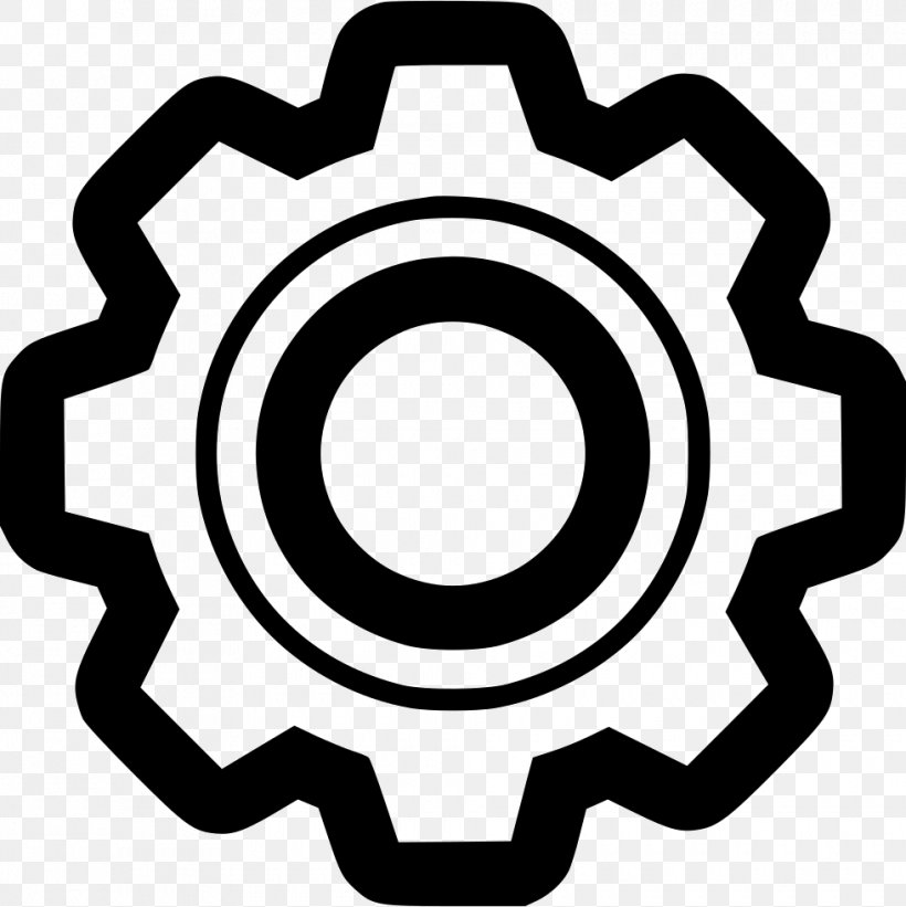 Gear Management Business Technology, PNG, 980x982px, Gear, Area, Artwork, Black And White, Business Download Free