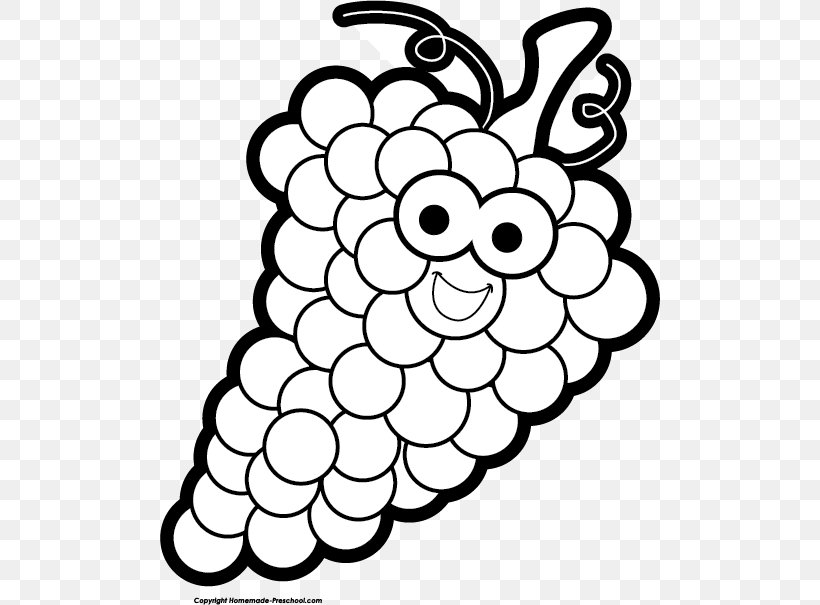 Grape Black And White Fruit Clip Art, PNG, 500x605px, Grape, Art, Beak, Bird, Black And White Download Free