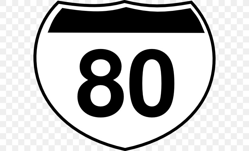 Interstate 40 In North Carolina Interstate 80 Interstate 35 Clip Art, PNG, 600x499px, Interstate 40, Area, Black And White, Brand, Highway Download Free