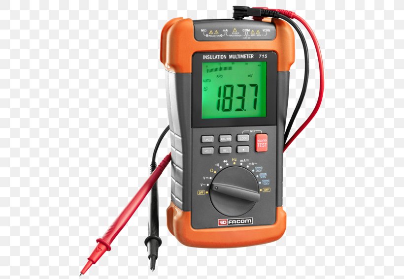 Multimeter Megohmmeter Electrical Cable Electricity, PNG, 508x567px, Multimeter, Current Clamp, Digital Multimeter, Diode, Electric Battery Download Free