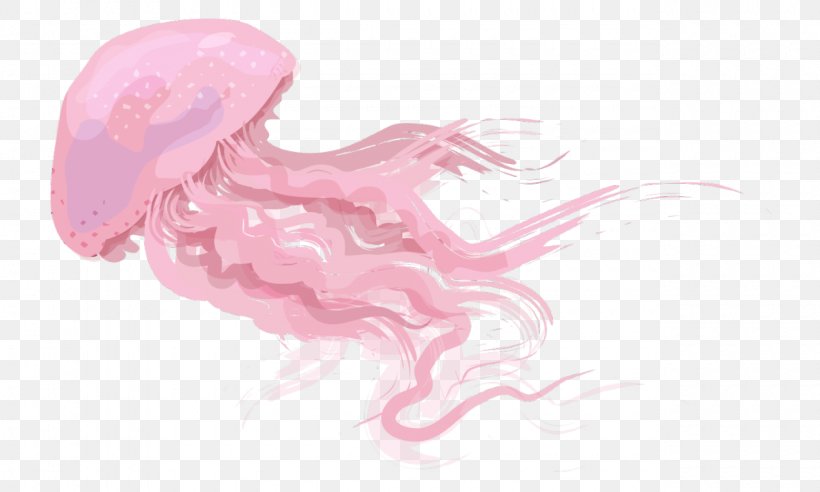 Jellyfish Animal Drawing PicsArt Photo Studio, PNG, 1280x768px, Jellyfish, Animal, Black White, Drawing, Fictional Character Download Free