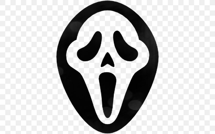 Ghostface The Scream Clip Art, PNG, 512x512px, Ghostface, Automotive Decal, Blackandwhite, Drawing, Emoticon Download Free