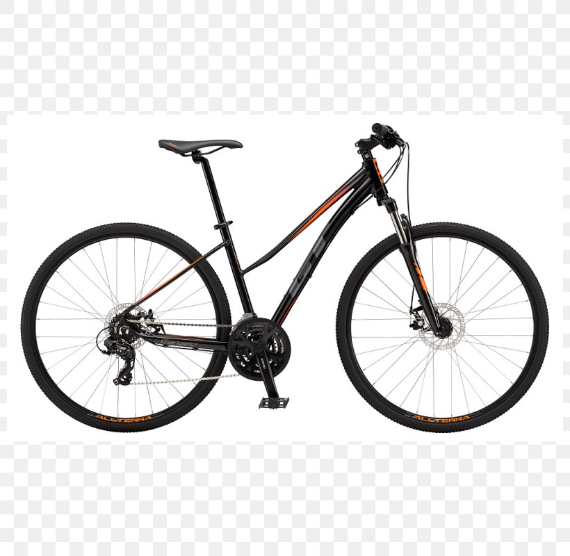 GT Bicycles Hybrid Bicycle Step-through Frame Cycling, PNG, 800x800px, Gt Bicycles, Bicycle, Bicycle Accessory, Bicycle Drivetrain Part, Bicycle Frame Download Free