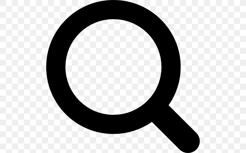 Magnifying Glass Symbol Search Box, PNG, 512x512px, Magnifying Glass, Black And White, Glass, Logo, Magnification Download Free