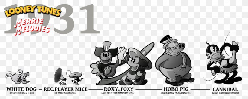 Foxy Bugs Bunny Beans Sylvester Marvin The Martian, PNG, 1024x411px, Foxy, Animated Cartoon, Beans, Black And White, Brand Download Free