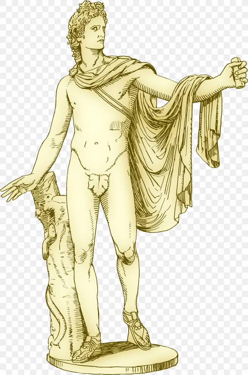Apollo Belvedere Zeus Artemis Greek Mythology, PNG, 1589x2400px, Watercolor, Cartoon, Flower, Frame, Heart Download Free
