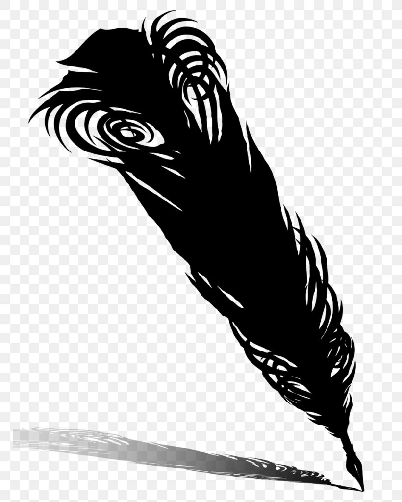 Clip Art Feather Image Vector Graphics, PNG, 768x1024px, Feather, Beak, Blackandwhite, Drawing, Ink Download Free