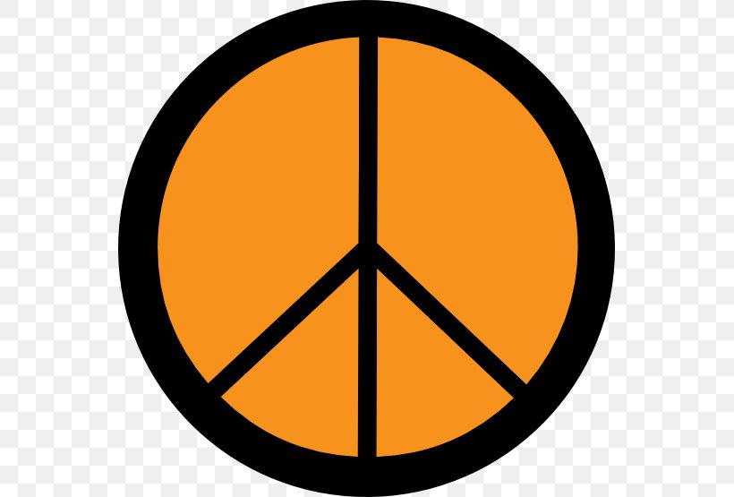 Peace Symbols Clip Art, PNG, 555x555px, Peace Symbols, Area, Free Content, Hippie, Orange Download Free
