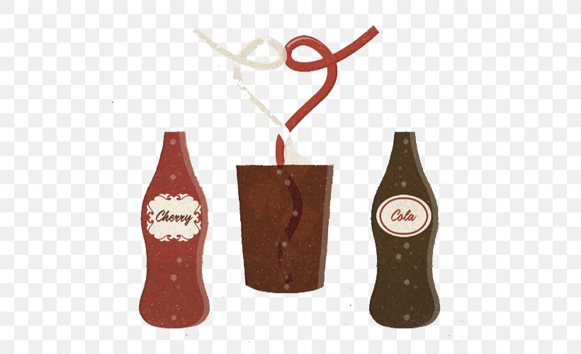 Coca-Cola Cherry Fizzy Drinks Illustration, PNG, 510x500px, Cocacola, Bottle, Carbonated Soft Drinks, Cherry, Cherry Cola Download Free