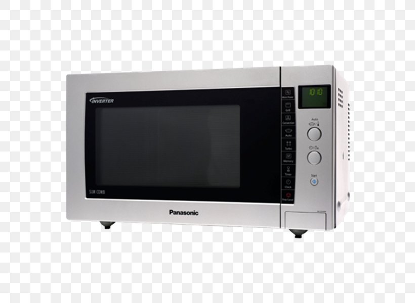 Microwave Ovens Panasonic NN-CD560M Microwave With Grill Panasonic 23 L 800W White, PNG, 800x600px, Microwave Ovens, Electronics, Gridiron, Hardware, Home Appliance Download Free