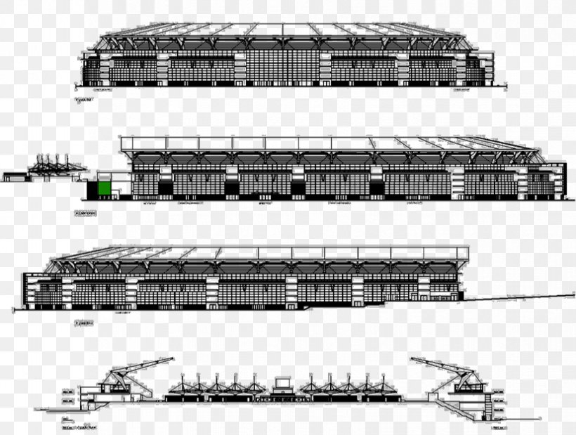 Passenger Car Architecture Train Facade Engineering, PNG, 827x625px, Passenger Car, Architecture, Area, Black And White, Elevation Download Free