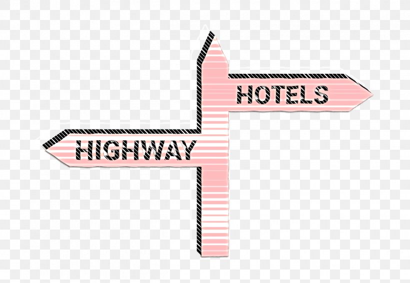 Road Icon Sign Icon Two Icon, PNG, 1252x866px, Road Icon, Logo, Pink, Sign Icon, Text Download Free