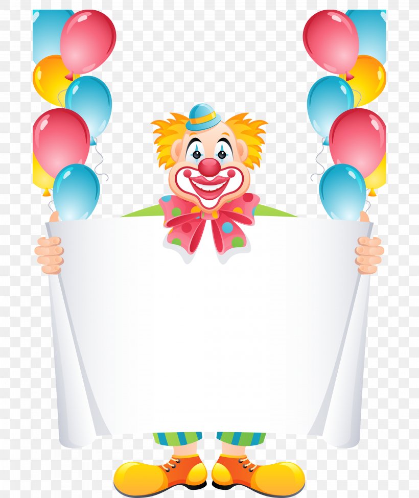 Balloon Clown Birthday Clip Art, PNG, 4204x5000px, Balloon, Advertising, Birthday, Circus, Clown Download Free
