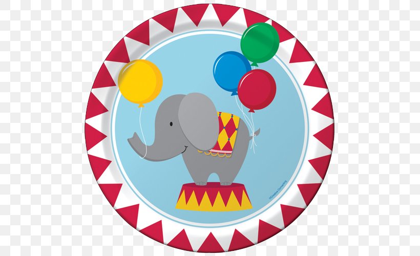 Party Favor Birthday Circus Cloth Napkins, PNG, 500x500px, Party, Area, Baby Shower, Bachelorette Party, Balloon Download Free