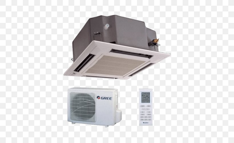 Air Conditioning Fan Coil Unit HVAC Heat Pump Ceiling, PNG, 500x500px, Air Conditioning, Air Conditioner, Ceiling, Compact Cassette, Duct Download Free