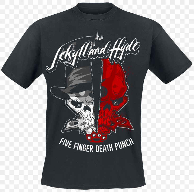 Jekyll And Hyde T-shirt Five Finger Death Punch Dr.Henry Jekyll Heavy Metal, PNG, 1200x1189px, Watercolor, Cartoon, Flower, Frame, Heart Download Free