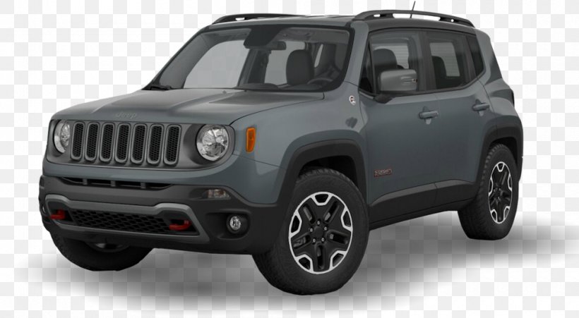 Jeep Trailhawk Chrysler Sport Utility Vehicle Car, PNG, 1000x550px, 2017 Jeep Renegade, 2018 Jeep Renegade, 2018 Jeep Renegade Suv, Jeep, Automotive Design Download Free