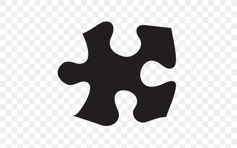 Jigsaw Puzzles Download, PNG, 512x512px, Jigsaw Puzzles, Black, Black And White, Drawing, Object Download Free