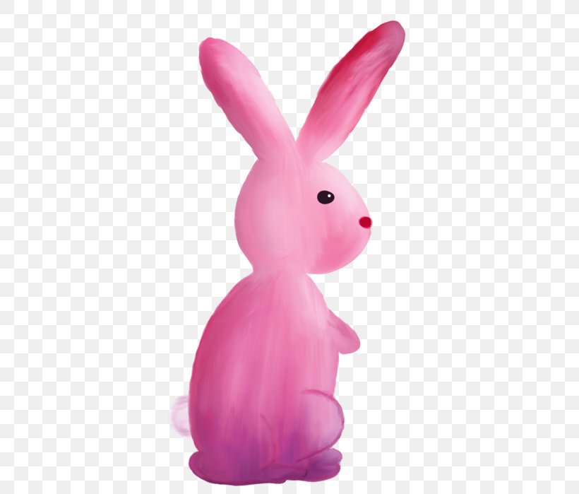 Domestic Rabbit Easter Bunny Figurine, PNG, 469x699px, Domestic Rabbit, Easter, Easter Bunny, Figurine, Magenta Download Free