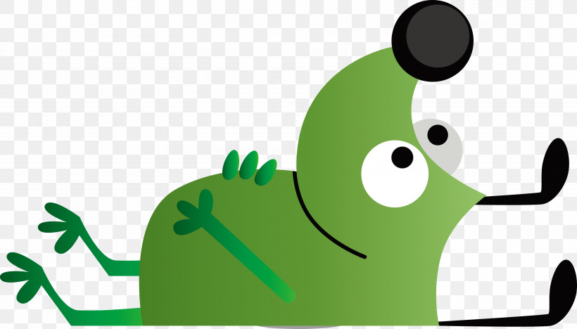 Green Cartoon Animation, PNG, 3000x1714px, Cute Cartoon Dog, Animation, Cartoon, Green Download Free