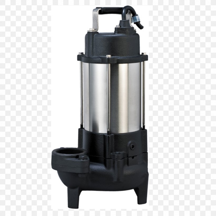 Submersible Pump Wastewater Sewage Pumping Dewatering, PNG, 1024x1024px, Submersible Pump, Circulator Pump, Cylinder, Dewatering, Hardware Download Free