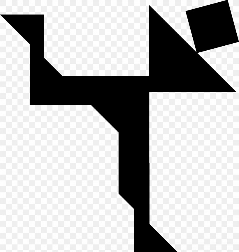 Tangram Puzzle Clip Art, PNG, 2270x2400px, Tangram, Black, Black And White, Brand, Document Download Free