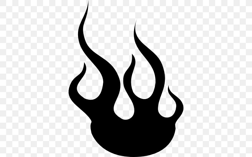 Flame Symbol Clip Art, PNG, 512x512px, Flame, Artwork, Black, Black And White, Cool Flame Download Free