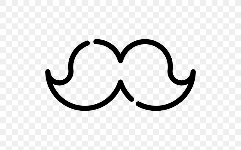 Moustache Fashion Hair, PNG, 512x512px, Moustache, Area, Black And White, Body Jewelry, Emoji Download Free