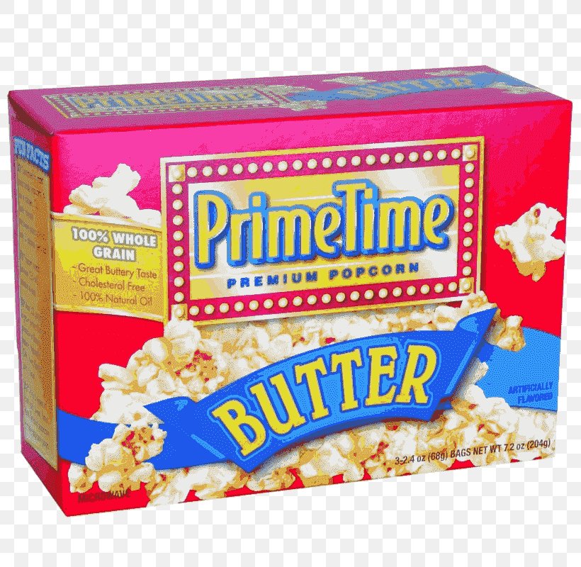 Popcorn Kettle Corn Butter Prime Time Breakfast Cereal, PNG, 800x800px, Popcorn, Breakfast, Breakfast Cereal, Butter, Chili Pepper Download Free