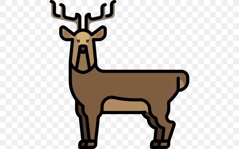 Reindeer Elk Cattle Mammal Clip Art, PNG, 512x512px, Reindeer, Animal, Animal Figure, Antler, Cattle Download Free