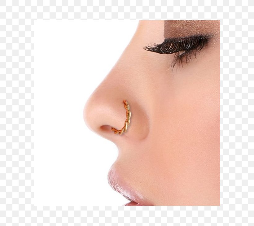 Earring Nose Piercing Septum Piercing Gold Body Piercing, PNG, 730x730px, Earring, Beauty, Body Jewellery, Body Piercing, Cartilage Download Free