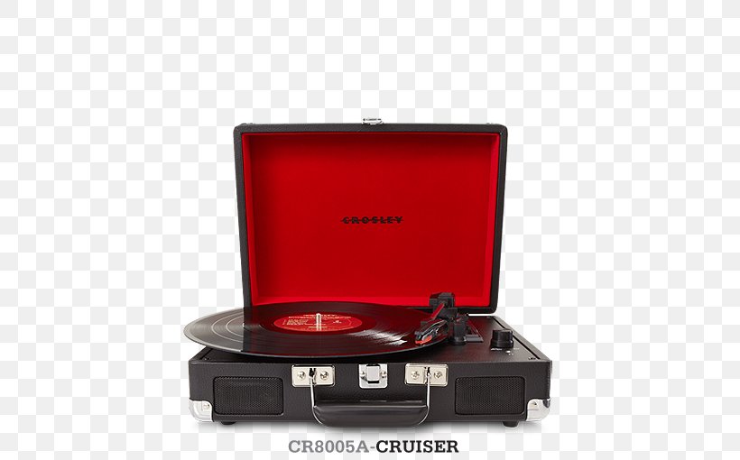 Phonograph Record Crosley Cruiser CR8005A Crosley CR8005A-TU Cruiser Turntable Turquoise Vinyl Portable Record Player, PNG, 500x510px, 78 Rpm, Phonograph, Cassette Deck, Crosley, Crosley Cruiser Cr8005a Download Free