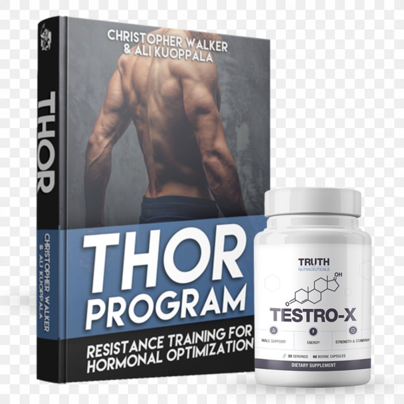 The Thor Program Truth Nutra TESTRO-X All Natural Test Booster Supplement For Optimal Male Hormone Performance Muscle Product, PNG, 1024x1024px, Thor, Exercise, Male, Mathematical Optimization, Muscle Download Free