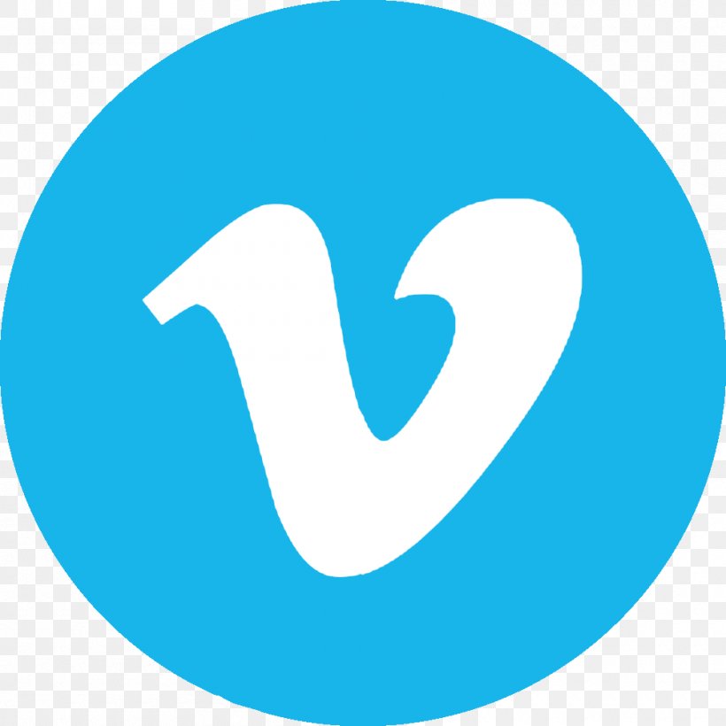 Vimeo YouTube Logo, PNG, 1000x1000px, 4k Resolution, Vimeo, Aqua, Area, Azure Download Free