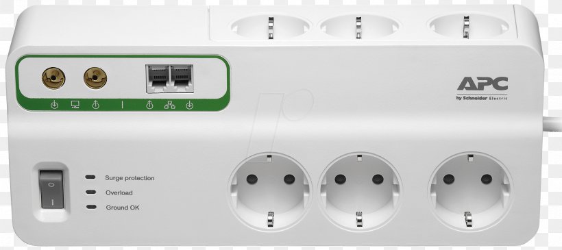 APC By Schneider Electric UPS Surge Protector Schuko AC Power Plugs And Sockets, PNG, 1808x805px, Apc By Schneider Electric, Ac Power Plugs And Sockets, Adapter, Coaxial Cable, Computer Download Free