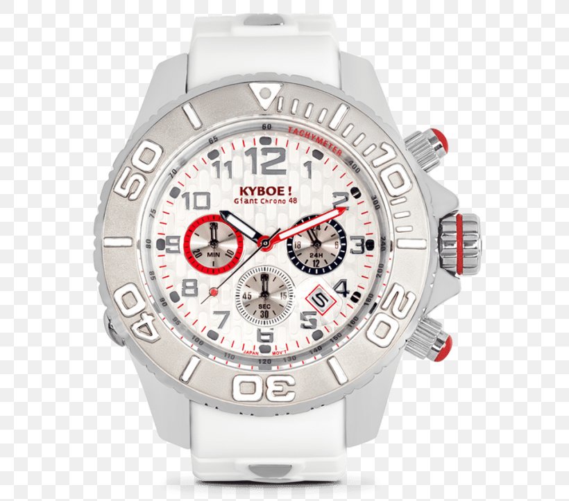 Chronograph Diving Watch Kyboe Silver, PNG, 680x723px, Chronograph, Bracelet, Brand, Diving Watch, Kyboe Download Free