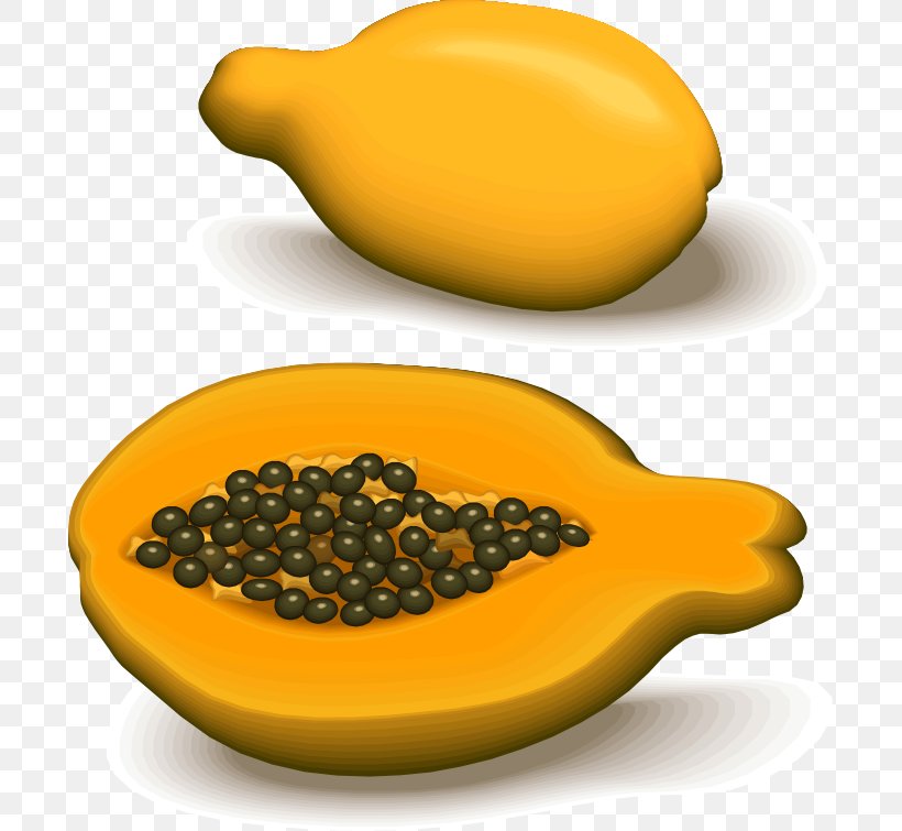 Papaya Fruit Clip Art, PNG, 695x755px, Papaya, Drawing, Food, Fruit, Natural Foods Download Free