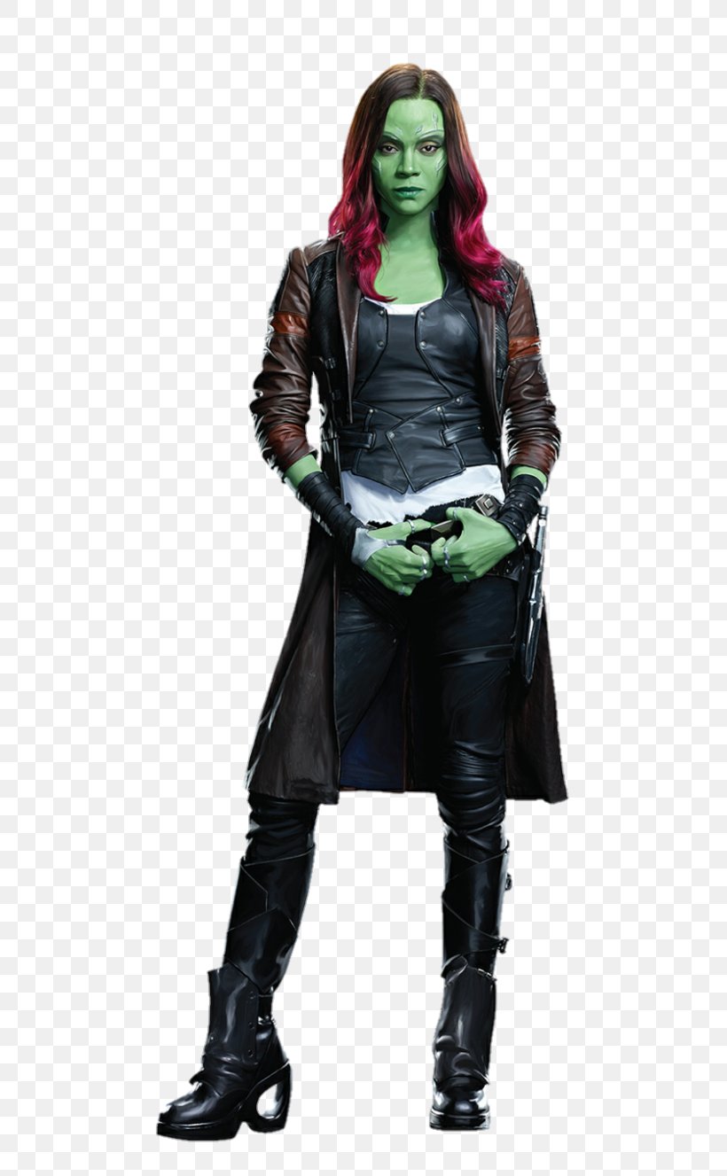 Gamora Guardians Of The Galaxy Vol. 2 Zoe Saldana Star-Lord Standee, PNG, 601x1327px, Watercolor, Cartoon, Flower, Frame, Heart Download Free