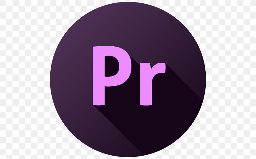 Purple Text Brand, PNG, 512x512px, Adobe Premiere Pro, Adobe Creative Cloud, Adobe Premiere Elements, Adobe Systems, Brand Download Free