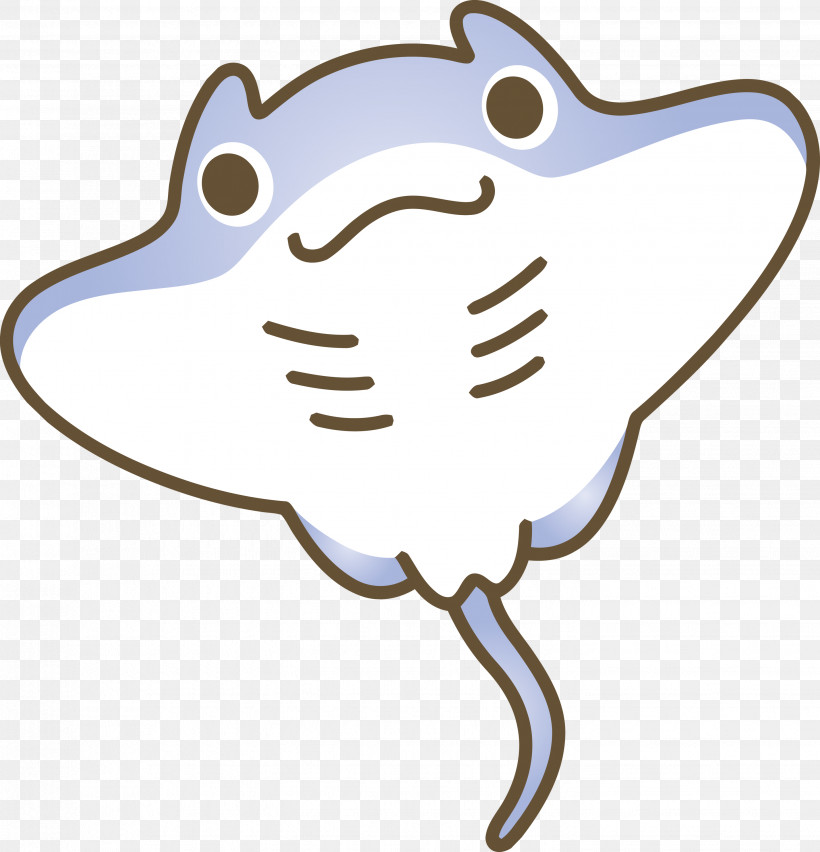 Cartoon Fish, PNG, 2884x3000px, Manta Ray, Cartoon, Cartoon Fish, Fish Download Free