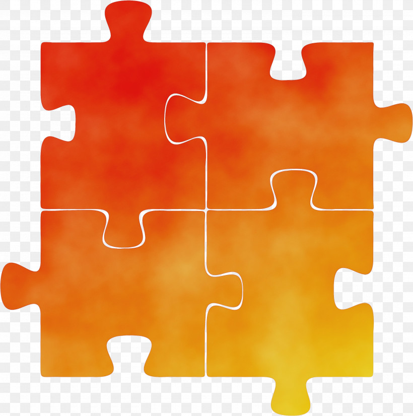 Orange, PNG, 2975x3000px, Puzzle, Jigsaw Puzzle, Orange, Paint, Toy Download Free