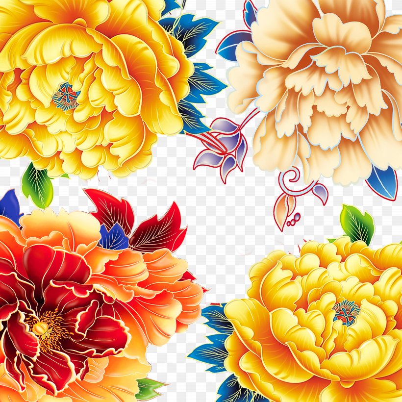 Peony Icon, PNG, 7004x7005px, Peony, Annual Plant, Chrysanths, Cut Flowers, Dahlia Download Free