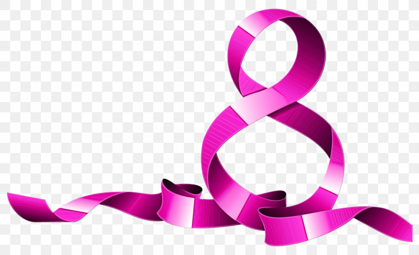 Pink Violet Ribbon Purple Magenta, PNG, 1600x977px, Watercolor, Magenta, Material Property, Paint, Pink Download Free