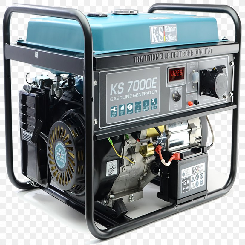 Engine-generator Electric Generator Power Gasoline Petrol Engine, PNG, 1000x1000px, Enginegenerator, Aggregaat, Ampacity, Electric Generator, Electric Potential Difference Download Free