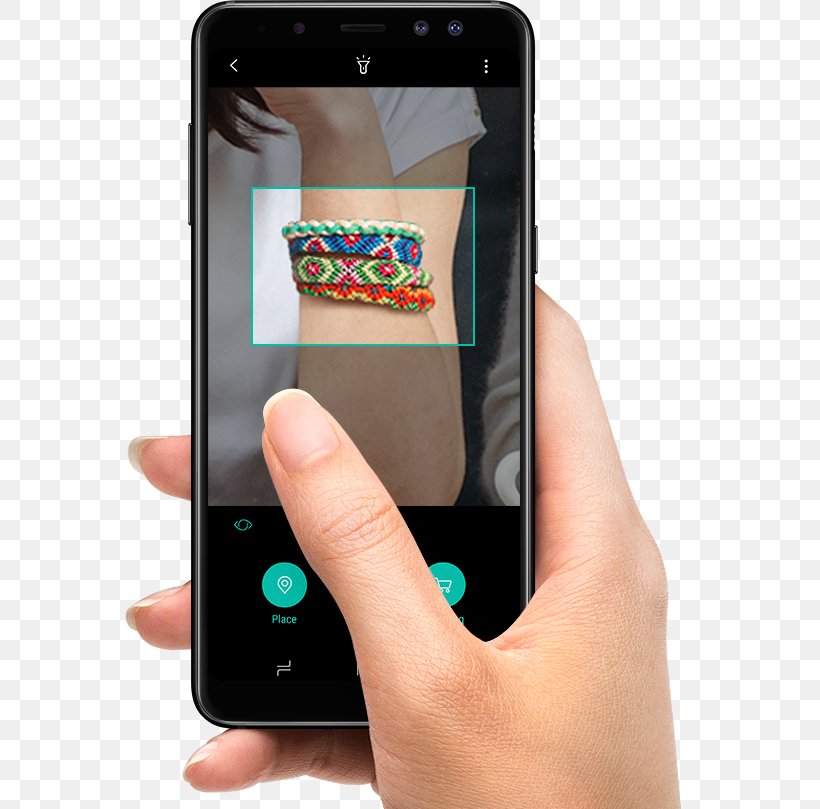 Samsung Galaxy A8 Bixby Smartphone Handheld Devices, PNG, 570x809px, Samsung Galaxy A8, Bixby, Communication Device, Electronic Device, Electronics Download Free