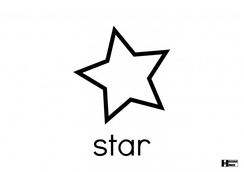 Shape Five-pointed Star Star Polygon Clip Art, PNG, 5846x4134px, Shape, Area, Black, Black And White, Book Download Free