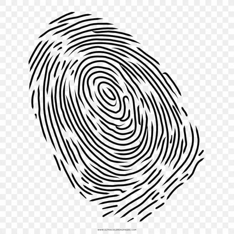 Fingerprint Royalty-free Clip Art, PNG, 1000x1000px, Fingerprint, Black, Black And White, Digit, Drawing Download Free