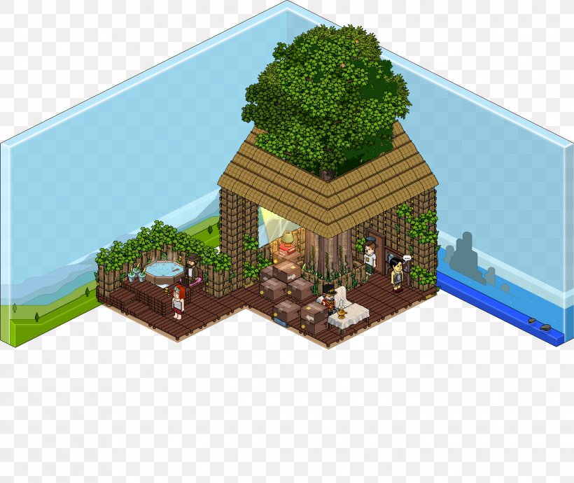 Habbo Tree House Room, PNG, 1345x1132px, Habbo, Biome, Camping, Home, Hotel Download Free