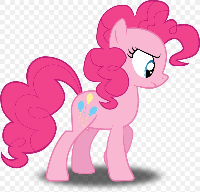 Pinkie Pie Rarity Twilight Sparkle Applejack Pony, PNG, 4029x3854px, Watercolor, Cartoon, Flower, Frame, Heart Download Free