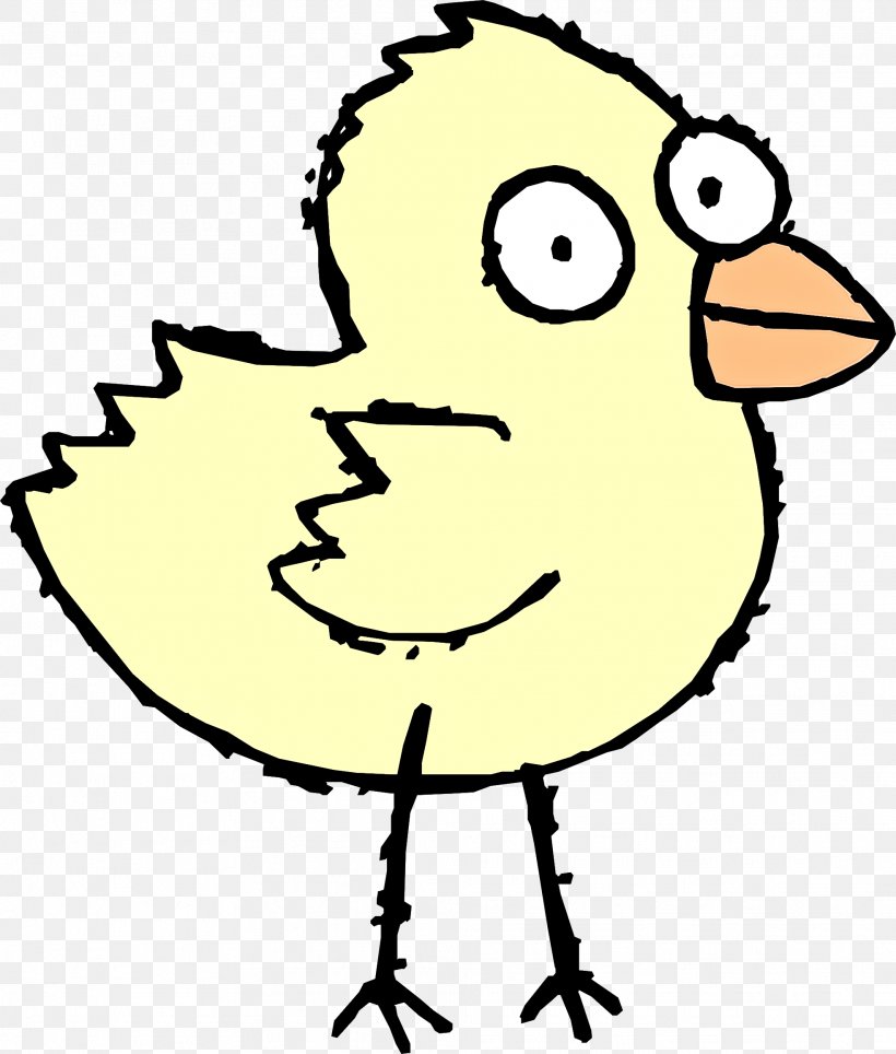 Cartoon Beak Line Art Yellow Bird, PNG, 1969x2317px, Cartoon, Beak, Bird, Happy, Line Art Download Free